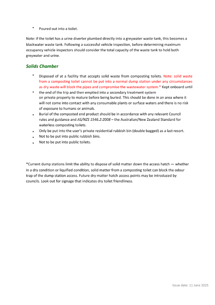 NZ Guide to Certifying Waterless Composting Toilets in RVs Pg5